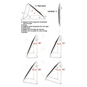 Polycrystalline Silicon Solar Power Panel Kit 600W Roof Mounting