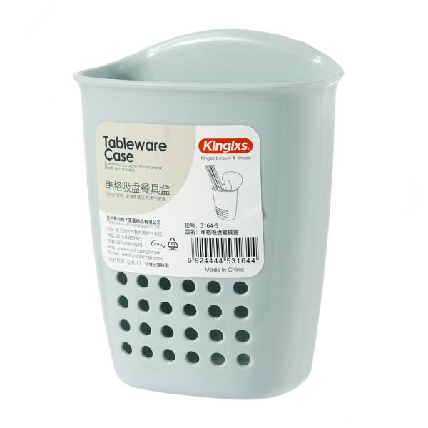 Stick On Wall Plastic Kitchen Organizers for Chopsticks Knife Fork Arrangement