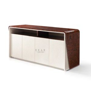 Quality Modern Italian Design Dining Room High Gloss Veneer Sideboard W006D7 for sale