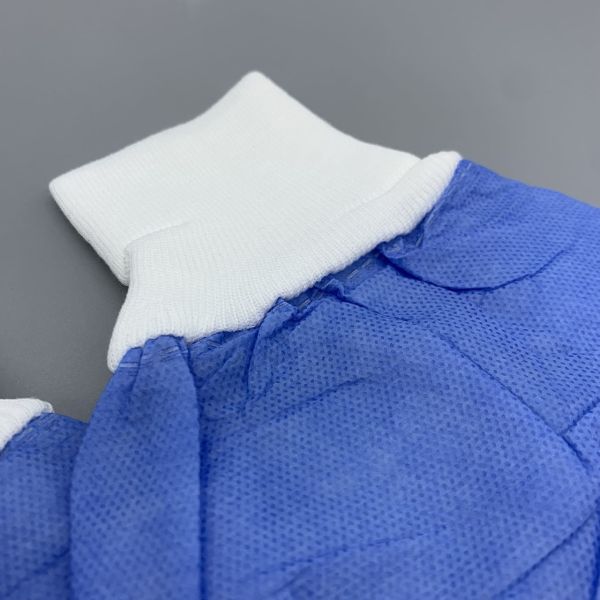 Isolation Medical Protective Supplies Disposable SMS Surgical Gown Sterile Reinforced
