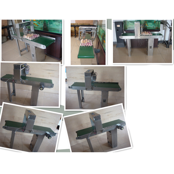 Buy KP-17A automatic egg inkjet printer with conveyor at wholesale prices