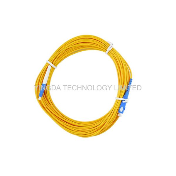 LC / SC CATV Fiber Optic Patch Cord Cable SM SX 15 Meter / Fiber Optic Assemblies