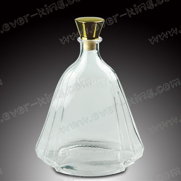 Buy Customer Designed Transparent 1.5L Vodka Glass Bottle at wholesale prices