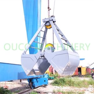 3 CMB 2 Rope Coal 3 Cubic Mechanical Grab Bucket