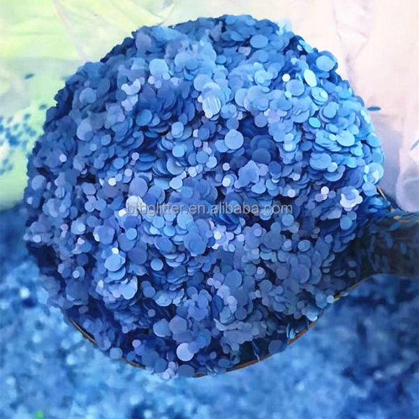 RAMADAN Occasion 1 Kilo Packing Bulk Dots Glitter Powder for Glitters Glitter Dot Mixes Neon Color Package Opp Bag