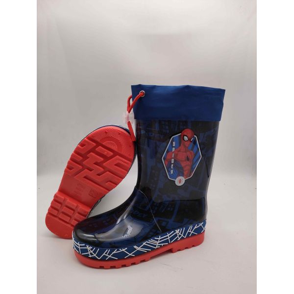 PVC Kids Character Rain Boots With Removable Lining Wellington Chelsea Style