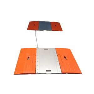 Alloy Steel 30T Wheel Weighing Scale , LCD Mobile Vehicle Weighing Scales