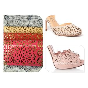 Leather Fabric Roll To Roll CO2 Laser Engraving Machine 800mmx800mm For Textile