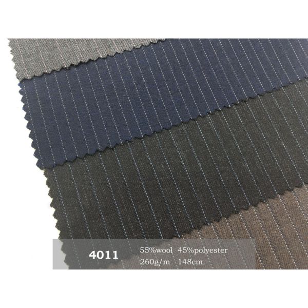 Italian Merino Polyester Cashmere Tweed Wool Fabric 260-420gsm For Suiting