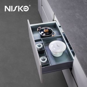 Kitchen Pull Out Base Cabinet Basket Multi Purpose Adjustable Shelves