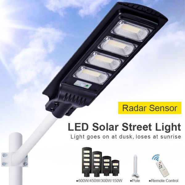 Outdoor Led Pole Light Community Park Landscape Waterproof Garden Lights Solar Bulb Lights Outdoor