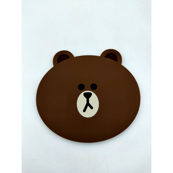 Buy Fashion Design Soft Silicone Toys Drink Coasters Bear Shape Molding at wholesale prices