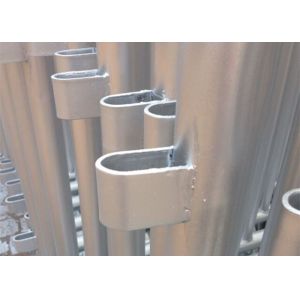 Sturdy Elegant Concert Crowd Control Panels Hot Galvanized Steel Material