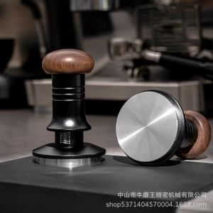 Quality Press Coffee Powder Function Portable 51/53/58mm Coffee Tamper with Solid Wood Handle for sale