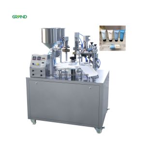 Semi Automatic Plastic Tube Filling And Sealing Machine Grease Cosmetic