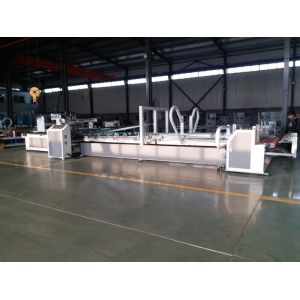 Box Folder Gluer Machine / Fully Automatic Carton Box Making Machine