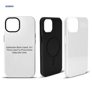 Black Magnetic Cell Phone Cases Glossy / Matte Sublimation Cell Phone Cases
