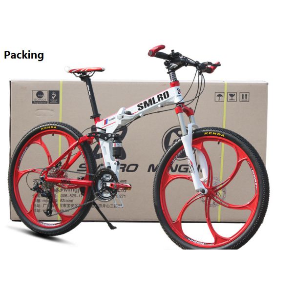 Disc Brake 26 Inch Dual Suspension Folding Mountain Bike