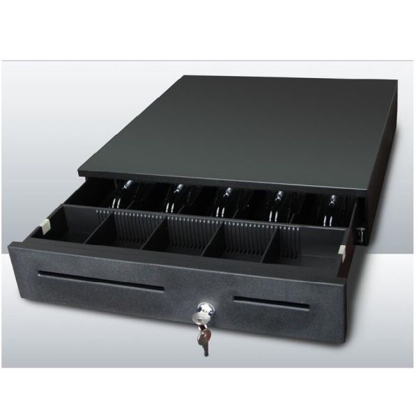 Buy Convenient Cash Storage with 12V/24V RJ11 Till Box With 5 Bill Trays and 5 Coin Trays at wholesale prices