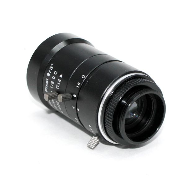 16-48mm 3.0 Mega pixel LENS C Mount 2/3" F2.0 HD Industrial Vari-Focal Manual Iris CCTV Lens