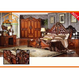 All kind of latest design Profession high gloss antique reproduction french solid rosewood bedroom furniture set