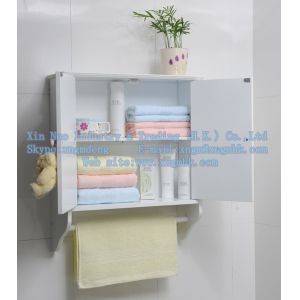 China Wooden double door cabinet, wooden bathroom cabinets, wooden bathroom wall cabinet on sale