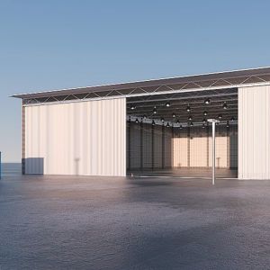 50m×100m Temperature Controlled Storage Unit Steel Structure Warehouse