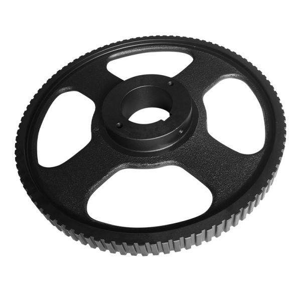 Buy Yellow HT250 Gray Cast Iron Synchronous Wheel Timing Belt Pully at wholesale prices
