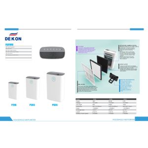 600CMH HEPA H14 PM2.5 Filtration air purifier with UVC air sterilizer and