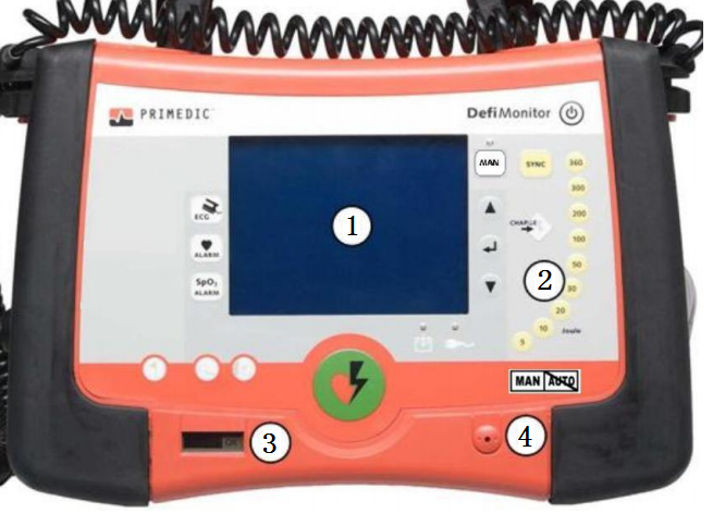 IP33 Defibrillator Machine Parts XD100xe M290 Defibrillation Display Assembly