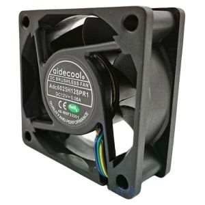 Practical 12V DC Axial Cooling Fan Lightweight 60x60x25mm 3000Rpm