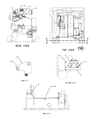 2475229 247-5229 Governor Motor Excavator Electric Parts Fitting For 312B L