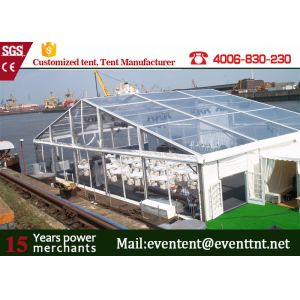 Easy Installation A Frame Tent Transparent 12m With PVC Coated Polyster Fabric