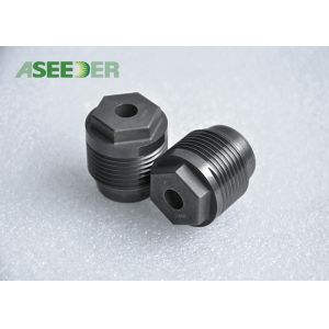 Cemented Tungsten Carbide Thread Nozzle Long Lifespan For Oil Field Drilling