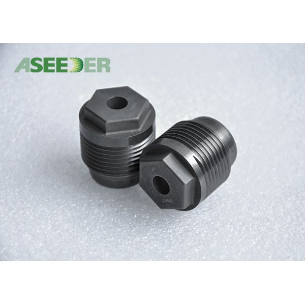 Cemented Tungsten Carbide Thread Nozzle Long Lifespan For Oil Field Drilling