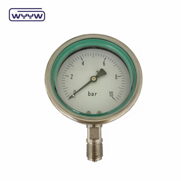 Buy All Stainless Steel Pressure Gauge Liquid Filled Manometer at wholesale prices
