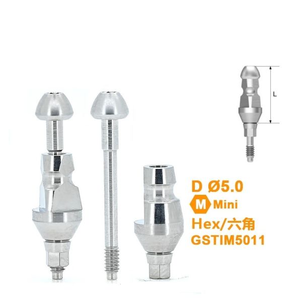 Osstem® GS/TS Close Tray Transfer Impression Coping Titanium Coping Transfer Compatiable to Mini & regular