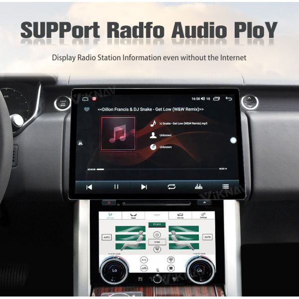 Viknav Car Radio For Range Rover Vogue L405 (2013-2017) 13.6 inch With AC panel Upgrade Multimedia Player Navigation
