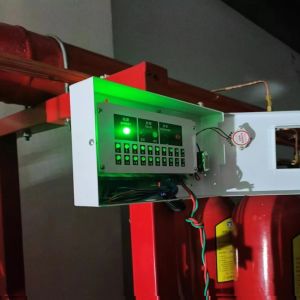 Lightweight FM200 Fire Suppression System 5.6Mpa Pipe Network System Low