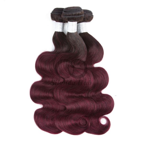 #T1B/99J Body Wave Remy Human Hair Bundles Sew In Weave Bundles Brazilian Bundle Deals