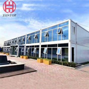 Zontop China Prefabricated Light Steel Structure Container Office Prefab House