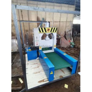 Vertical Hydraulic Guillotine Rubber Bale Cutter Single Blade Plastic Cutting