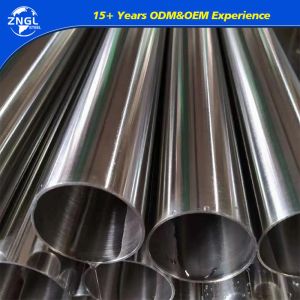 SS201 SUS304 316 Round Seamless Stainless Steel Pipe Welded