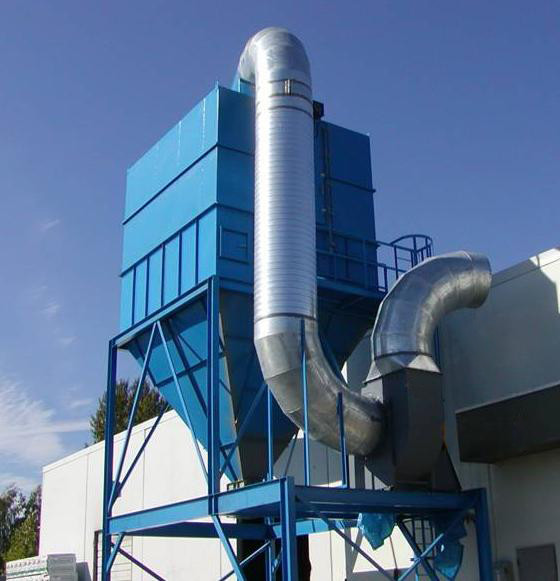 Industrial Dust Collection Equipment , Long Bag Dust Collection System