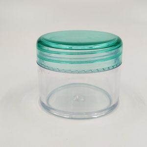 China Customized Printing Plastic Cosmetic Jar Sealed with Pressure Sensitive Gasket on sale