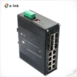Industrial L2+ 8-Port 10/100/1000T 802.3at PoE + 4-Port 1G SFP + 2-Port 10G SFP+