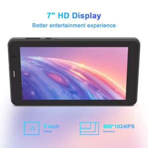 C Idea Android 13 Tablet 512GB With SIM 7 Inch Tablet PC CM518 Pro Black