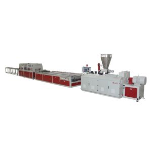 34.7 rpm Screw Speed WPC Wall Panel Extrusion Line2 for Manufacturing Plant
