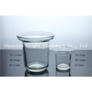 Glass Candle Holder, glass cup