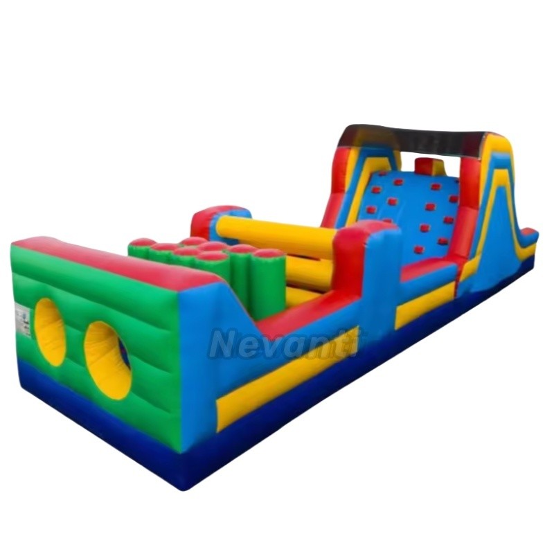 Express or Train Shipping Method Castle Inflatable Match Obstacle Course